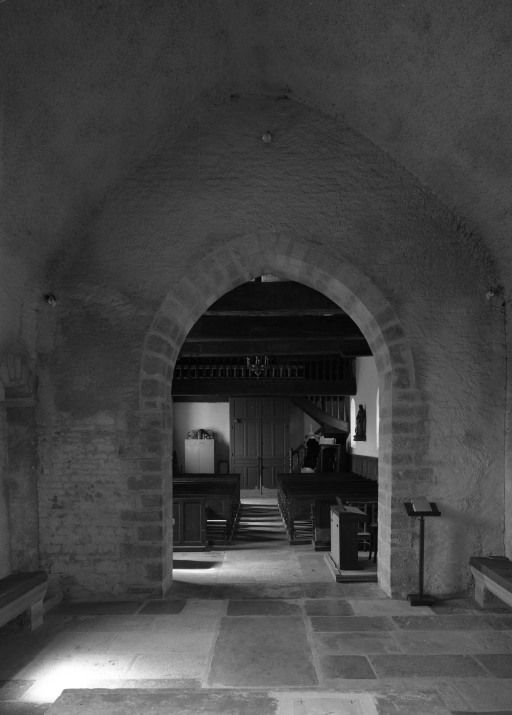Nef et mur antérieur du choeur © Michel Thierry / Région Bourgogne-Franche-Comté, Inventaire du patrimoine - 1985
