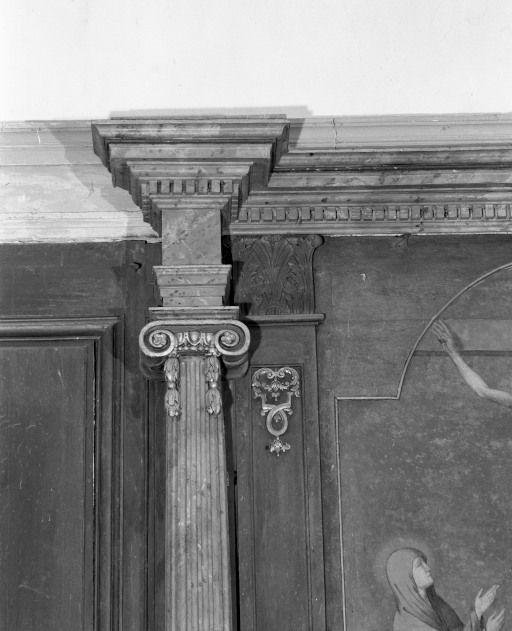 Détail du retable © Michel Thierry / Région Bourgogne-Franche-Comté, Inventaire du patrimoine - 1985