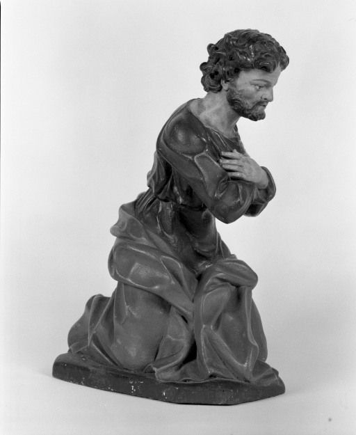 Saint Joseph, profil droit © Michel Thierry / Région Bourgogne-Franche-Comté, Inventaire du patrimoine - 1985
