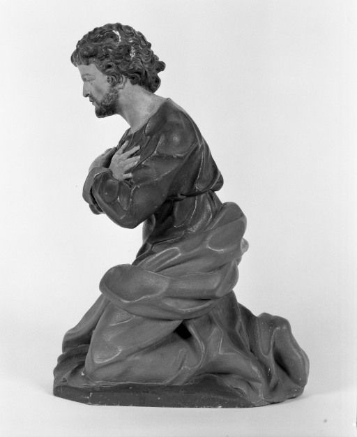 Saint Joseph, profil gauche © Michel Thierry / Région Bourgogne-Franche-Comté, Inventaire du patrimoine - 1985