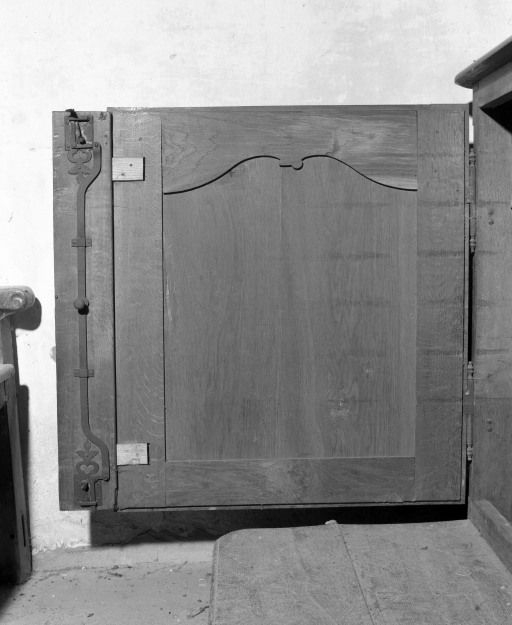 Revers d'un battant © Michel Thierry / Région Bourgogne-Franche-Comté, Inventaire du patrimoine - 1985