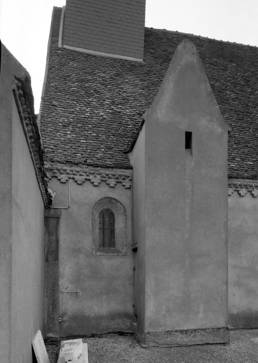 Elévation gauche, détail © Michel Thierry / Région Bourgogne-Franche-Comté, Inventaire du patrimoine - 1985