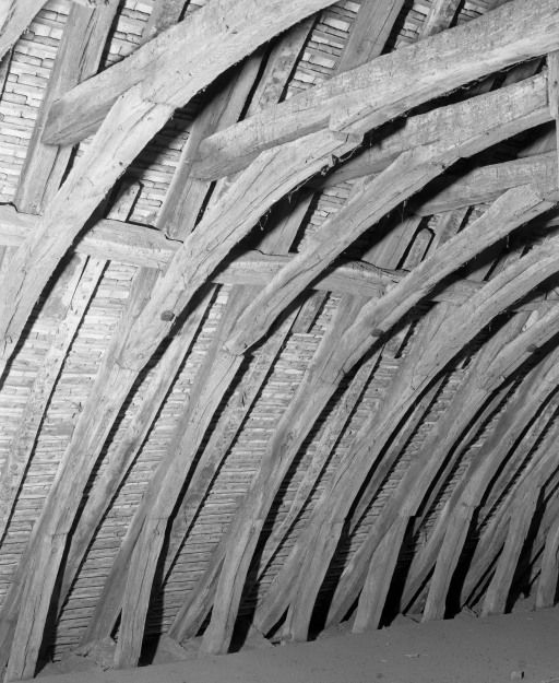 Charpente du comble © Michel Thierry / Région Bourgogne-Franche-Comté, Inventaire du patrimoine - 1985