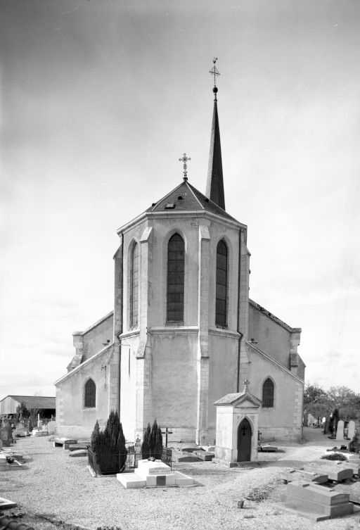 Chevet © Michel Thierry / Région Bourgogne-Franche-Comté, Inventaire du patrimoine - 1985