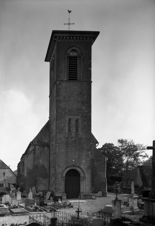 Elévation antérieure © Michel Thierry / Région Bourgogne-Franche-Comté, Inventaire du patrimoine - 1985