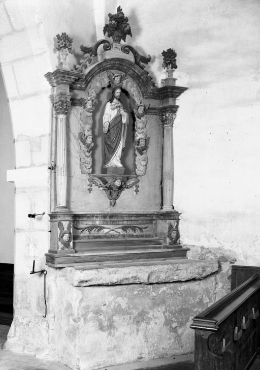 Retable droit © Michel Thierry / Région Bourgogne-Franche-Comté, Inventaire du patrimoine - 1985