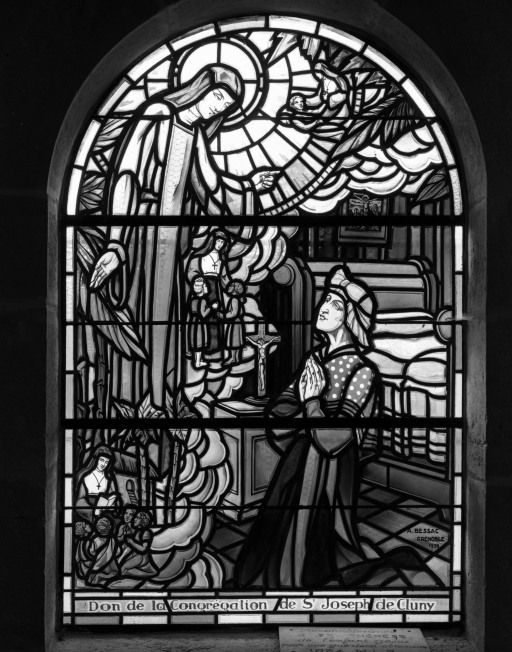 Anne Marie Javouhey reçoit de la sainte Vierge sa mission © Michel Rosso / Région Bourgogne-Franche-Comté, Inventaire du patrimoine - 1985