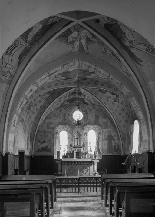Vue générale du choeur © Michel Rosso / Région Bourgogne-Franche-Comté, Inventaire du patrimoine - 1986
