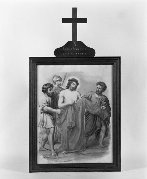 Jésus dépouillé de ses vêtements © Michel Thierry / Région Bourgogne-Franche-Comté, Inventaire du patrimoine - 1986