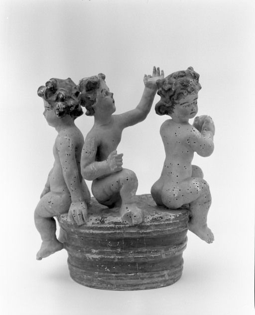 Les trois enfants © Jean-Luc Duthu / Région Bourgogne-Franche-Comté, Inventaire du patrimoine - 1986