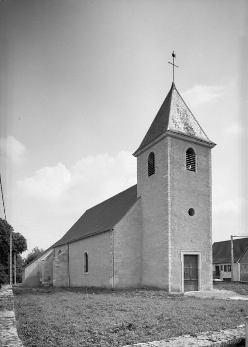 Elévations antérieure et gauche © Michel Thierry / Région Bourgogne-Franche-Comté, Inventaire du patrimoine - 1986