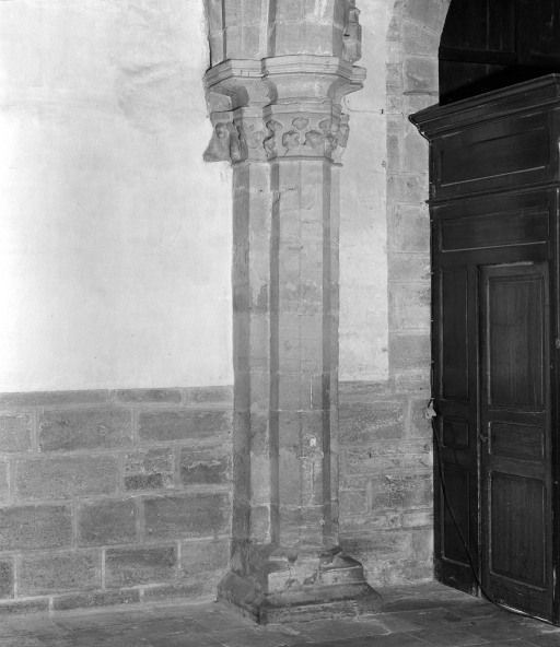 Bas-côté droit, pilier antérieur gauche © Jean-Luc Duthu / Région Bourgogne-Franche-Comté, Inventaire du patrimoine - 1986