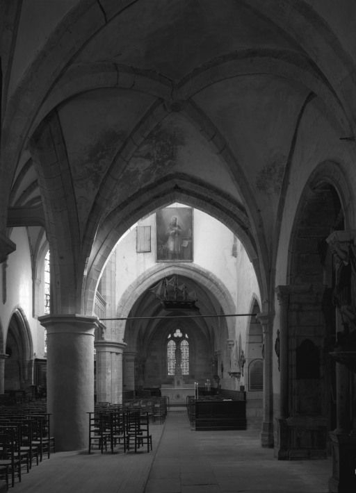 Bas-côté droit et chapelle à droite du choeur © Michel Thierry / Région Bourgogne-Franche-Comté, Inventaire du patrimoine - 1986