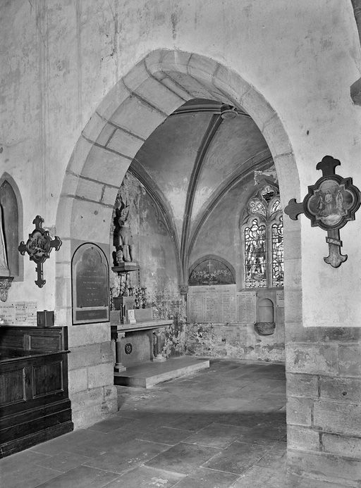 Troisième chapelle droite © Michel Thierry / Région Bourgogne-Franche-Comté, Inventaire du patrimoine - 1986