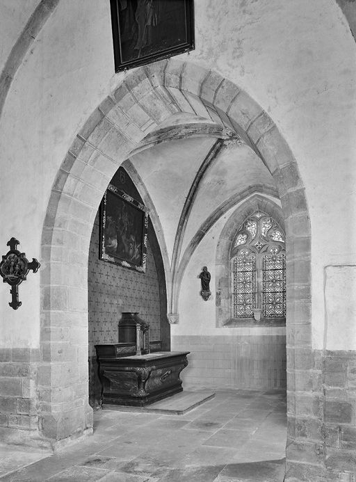 Première chapelle droite © Michel Thierry / Région Bourgogne-Franche-Comté, Inventaire du patrimoine - 1986