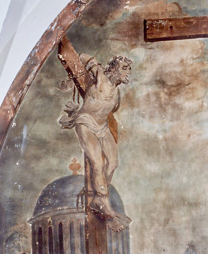  peinture monumentale © Jean-Luc Duthu / Région Bourgogne-Franche-Comté, Inventaire du patrimoine - 1991