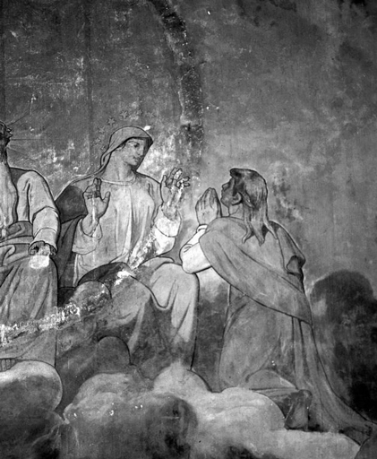  peinture monumentale © Jean-Luc Duthu / Région Bourgogne-Franche-Comté, Inventaire du patrimoine - 1991