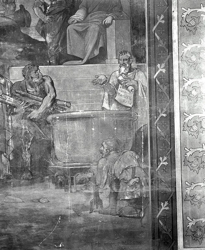  peinture monumentale © Jean-Luc Duthu / Région Bourgogne-Franche-Comté, Inventaire du patrimoine - 1991