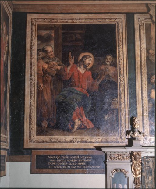 Guérison de la belle-mère de saint Pierre. © Michel Rosso / Région Bourgogne-Franche-Comté, Inventaire du patrimoine - 1993