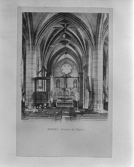 Choeur. Carte postale ancienne s.d. © Jean-Luc Duthu / Région Bourgogne-Franche-Comté, Inventaire du patrimoine - 1995