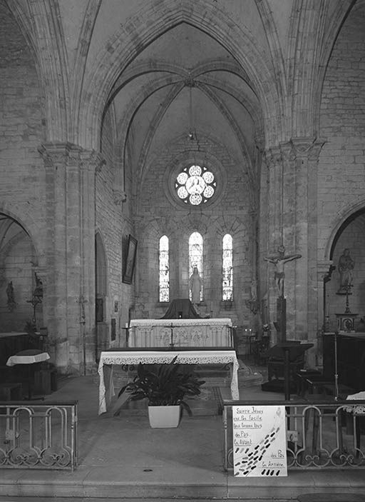 Vue rapprochée du choeur. © Jean-Luc Duthu / Région Bourgogne-Franche-Comté, Inventaire du patrimoine - 1995