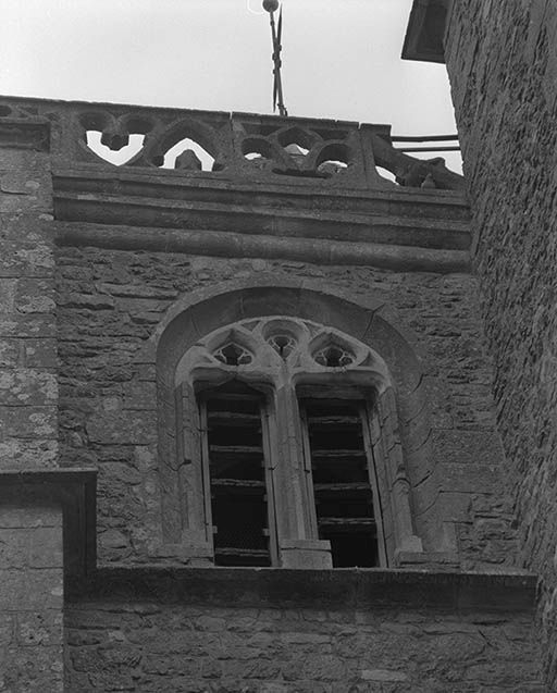 Clocher, face gauche : baies supérieures. © Jean-Luc Duthu / Région Bourgogne-Franche-Comté, Inventaire du patrimoine - 1995