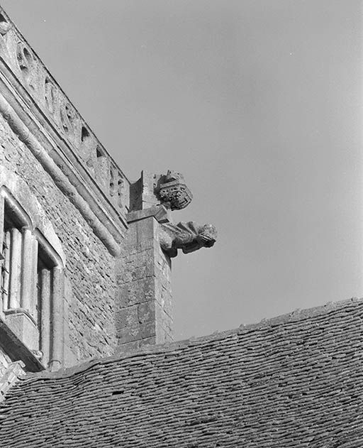 Clocher, angle postérieur gauche, côté nord. © Jean-Luc Duthu / Région Bourgogne-Franche-Comté, Inventaire du patrimoine - 1995