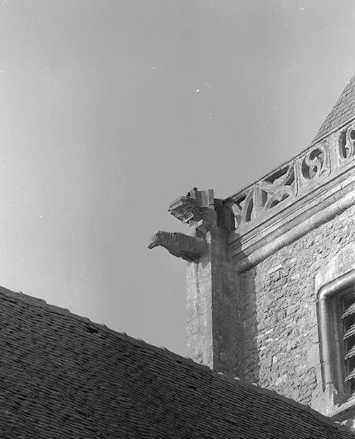 Clocher, angle postérieur droit. © Jean-Luc Duthu / Région Bourgogne-Franche-Comté, Inventaire du patrimoine - 1995