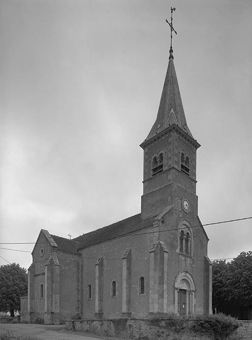 Façade et élévation gauche. © Jean-Luc Duthu / Région Bourgogne-Franche-Comté, Inventaire du patrimoine - 1995