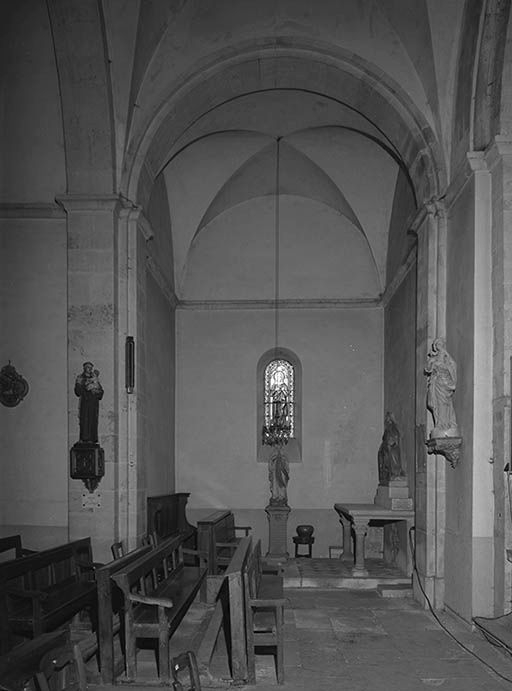 Chapelle gauche. © Jean-Luc Duthu / Région Bourgogne-Franche-Comté, Inventaire du patrimoine - 1995