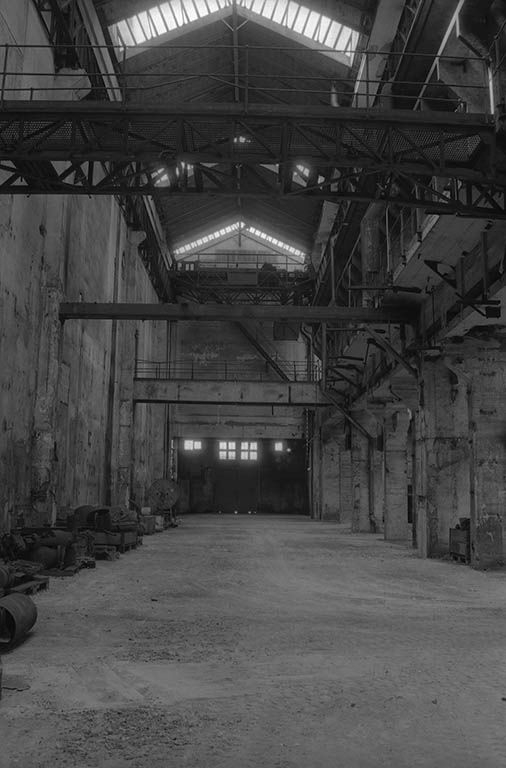 La salle des pompes (vue du pignon est). © Frédéric Pillet / Région Bourgogne-Franche-Comté, Inventaire du patrimoine - 2000