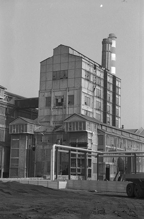 La chaufferie de Lucy II construite en 1919-1920 et son extension, pignons sud. © Frédéric Pillet / Région Bourgogne-Franche-Comté, Inventaire du patrimoine - 2000