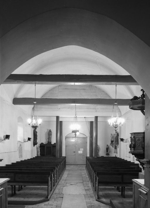 Vue d'ensemble depuis le choeur. © Michel Rosso / Région Bourgogne-Franche-Comté, Inventaire du patrimoine - 2001