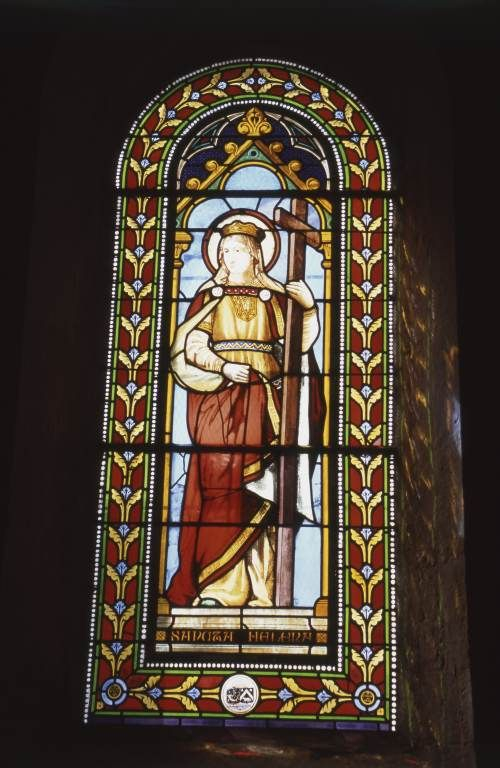 Baie 16 : sainte Hélène. © Michel Rosso / Région Bourgogne-Franche-Comté, Inventaire du patrimoine - 2001