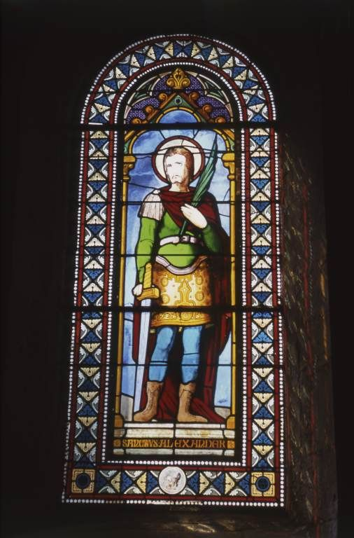 Baie 14 : saint Alexandre. © Michel Rosso / Région Bourgogne-Franche-Comté, Inventaire du patrimoine - 2001