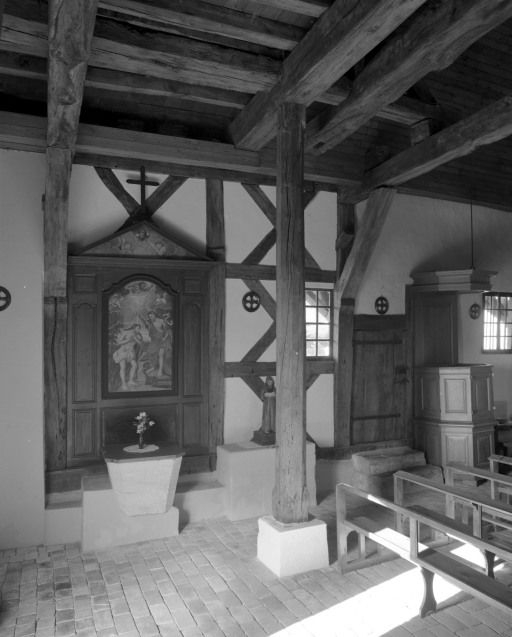 Nef, partie antérieure gauche. © Michel Rosso / Région Bourgogne-Franche-Comté, Inventaire du patrimoine - 2001