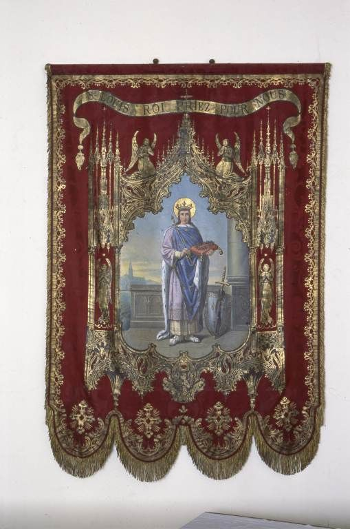 Revers : saint Louis © Michel Rosso / Région Bourgogne-Franche-Comté, Inventaire du patrimoine - 2001