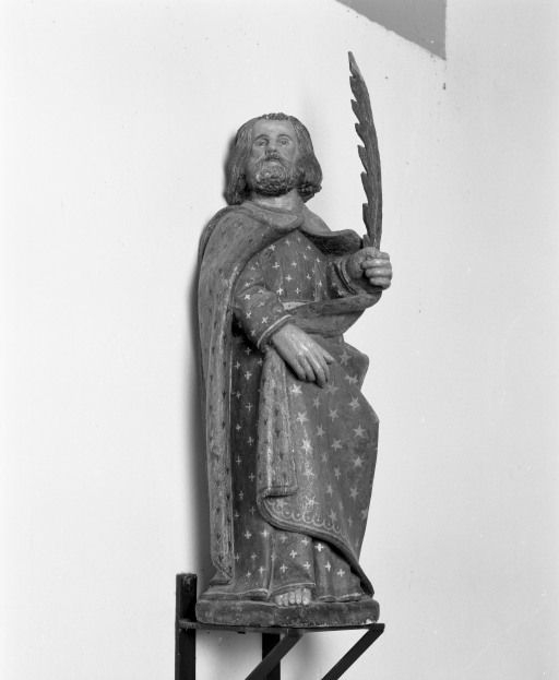 Apôtre non identifié, vue de trois-quarts. © Michel Rosso / Région Bourgogne-Franche-Comté, Inventaire du patrimoine - 2001