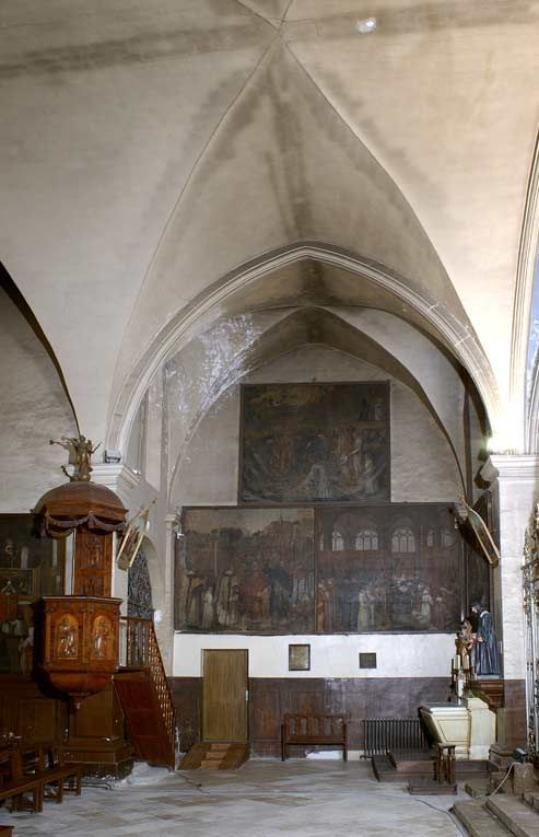 Chapelle : bras gauche du transept. © Michel Thierry / Région Bourgogne-Franche-Comté, Inventaire du patrimoine - 2002