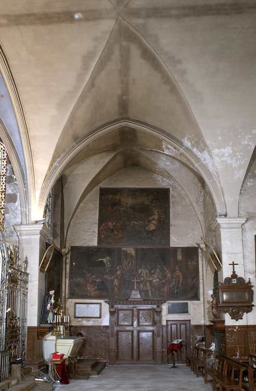 Chapelle : bras droit du transept. © Michel Thierry / Région Bourgogne-Franche-Comté, Inventaire du patrimoine - 2002