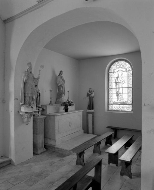 Chapelle droite. © Michel Rosso / Région Bourgogne-Franche-Comté, Inventaire du patrimoine - 2002