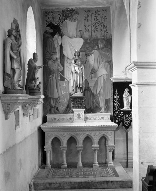 Autel de saint Louis. © Michel Rosso / Région Bourgogne-Franche-Comté, Inventaire du patrimoine - 2002