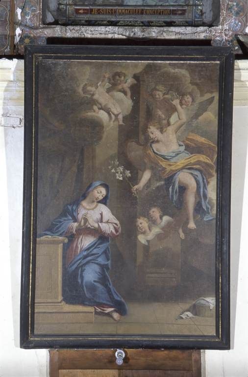 Annonciation. © Michel Rosso / Région Bourgogne-Franche-Comté, Inventaire du patrimoine - 2002