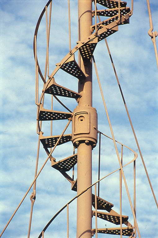 Détail de l'escalier. © Jean-Luc Duthu / Région Bourgogne-Franche-Comté, Inventaire du patrimoine - 2002