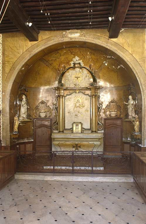 Choeur de la chapelle. © Michel Thierry / Région Bourgogne-Franche-Comté, Inventaire du patrimoine - 2003