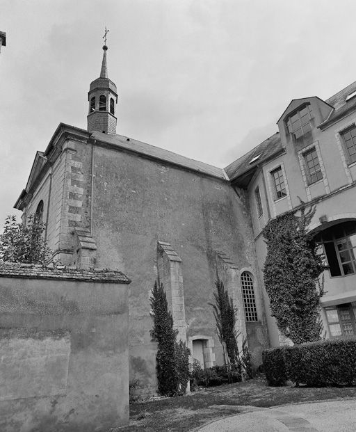 Vue de la façade droite de la chapelle de l'hôtel-Dieu. © Jean-Luc Duthu / Région Bourgogne-Franche-Comté, Inventaire du patrimoine - 2003
