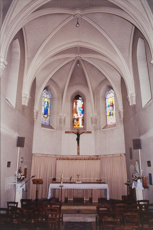 Intérieur de la chapelle. © Jean-Luc Duthu / Région Bourgogne-Franche-Comté, Inventaire du patrimoine - 2003