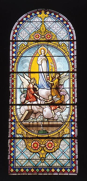 Baie 2 : Assomption. © Michel Rosso / Région Bourgogne-Franche-Comté, Inventaire du patrimoine - 2003