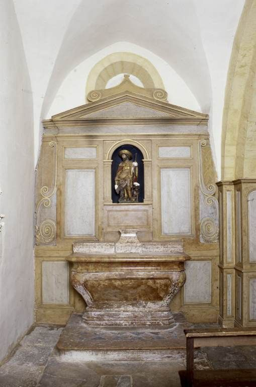 Autel-retable de Saint-Roch. © Michel Rosso / Région Bourgogne-Franche-Comté, Inventaire du patrimoine - 2003