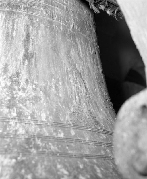 Détail : saint évêque. © Michel Rosso / Région Bourgogne-Franche-Comté, Inventaire du patrimoine - 2003